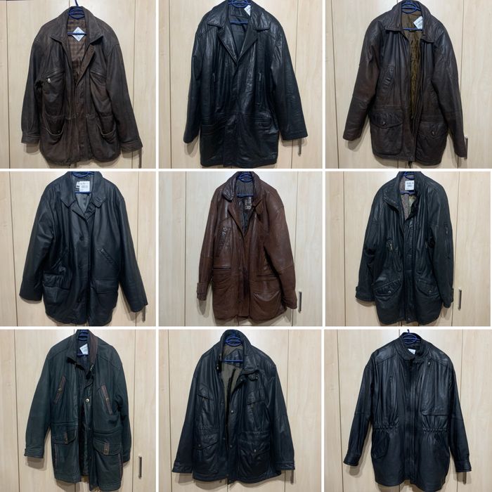 Geci de Bărbați  - Piele Naturală  - diferite Mărimi