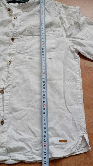 camasa alba ( guler  tunica), 10-11 ani, Zara