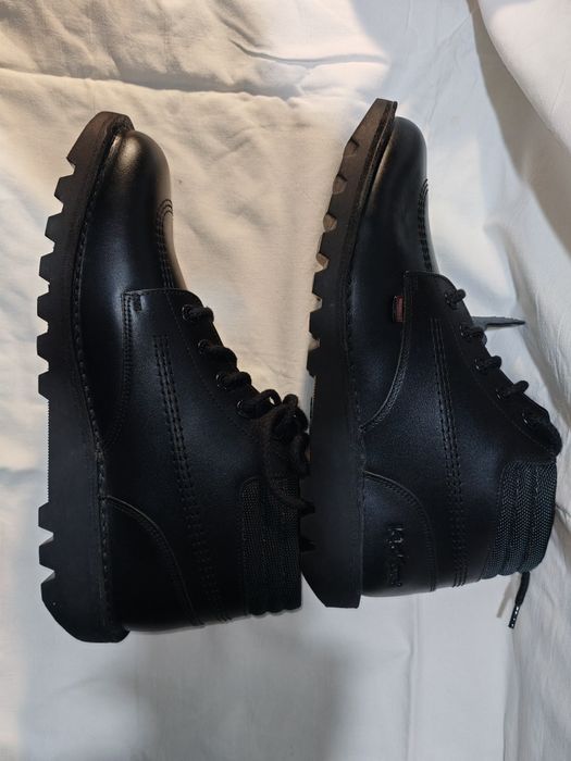 Удобни мъжки боти от естествена кожа KicKers №44