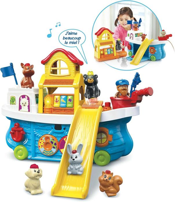 Vtech Комплект Лодка с фигури на животни със звук и светлина