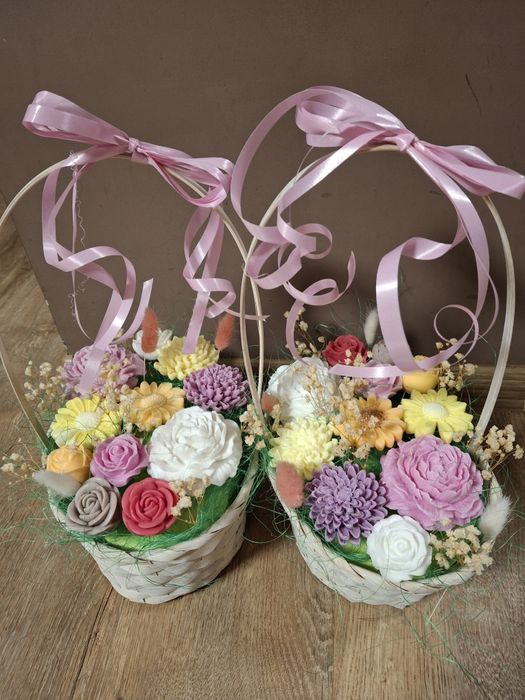 Букет от глицеринови сапуни