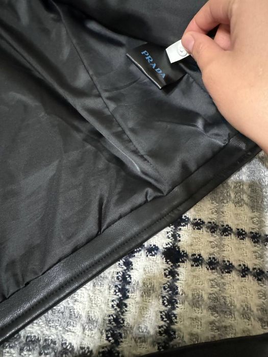 Куртка коженний  PRADA фирма оригинал