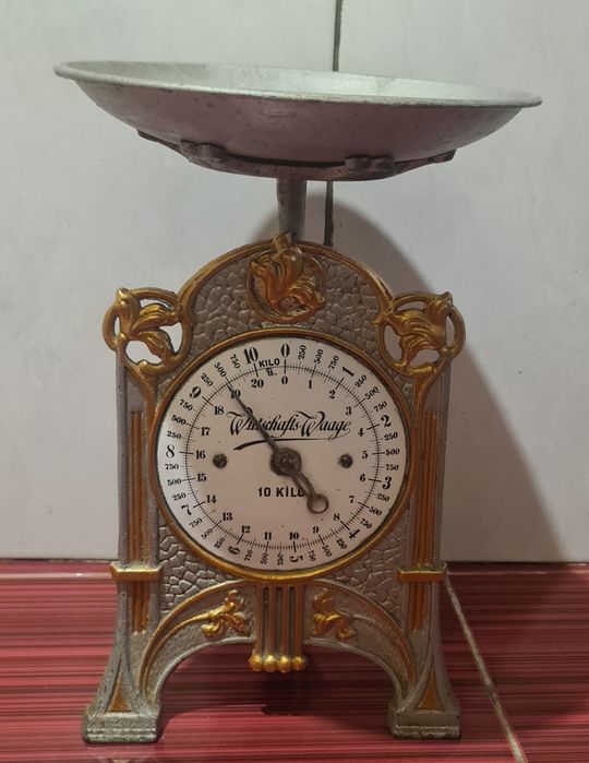 Стара Немска Кухненска Везна WirtschaftsWaage 10 KILO