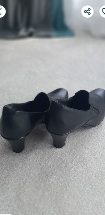 Pantofi cu toc din piele naturala/41