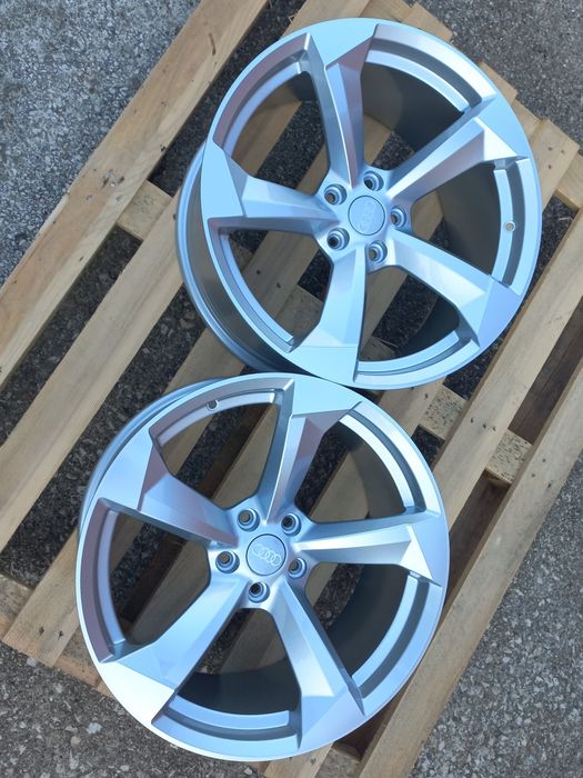 20"Audi Ротор 27 9.0j et30 Silver Polish  A5 A6 A7 A8 Q3 Q5 Чисто Нови