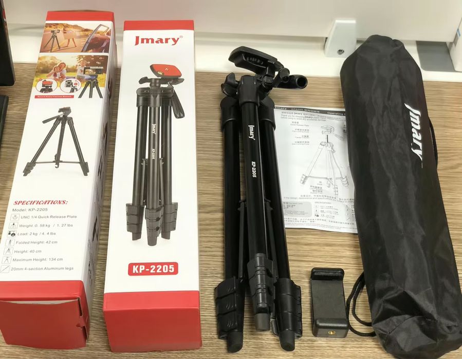 Штатив-Трипод для Видеокамер и телефона Jmary KP-2205