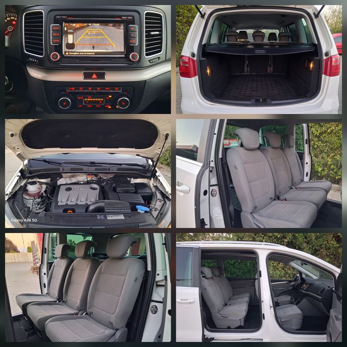 Seat alahambra  Volkswagen sharan  2,0 tdi 140 cp euro 5  Navigație camera marșarier