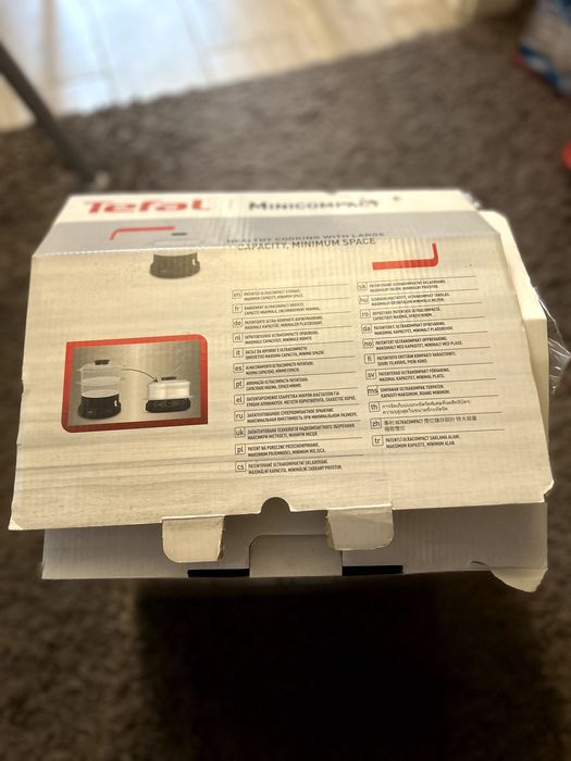 Vând Aparat de gatit cu aburi Tefal MiniCompact VC139810,800W, 6L