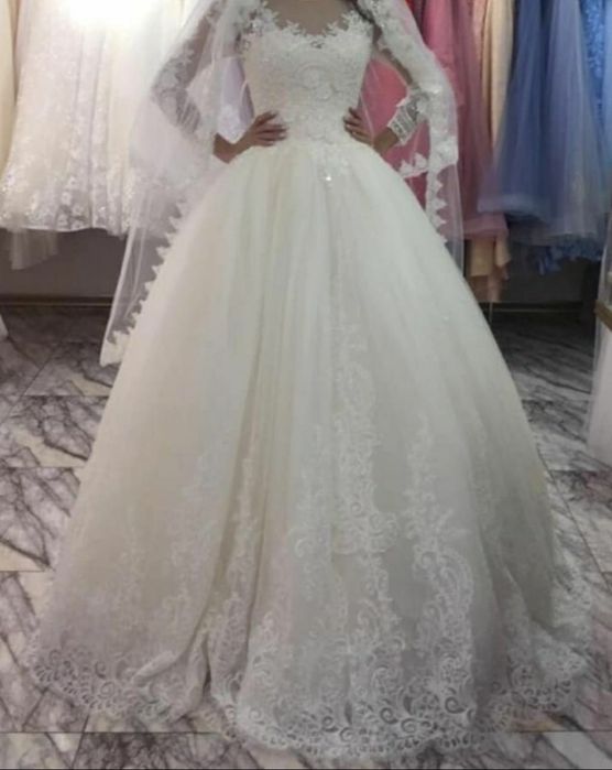 Свадебное платье очень нежное