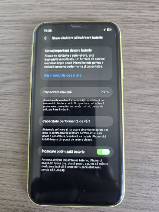 Iphone 11 galben de 64gb