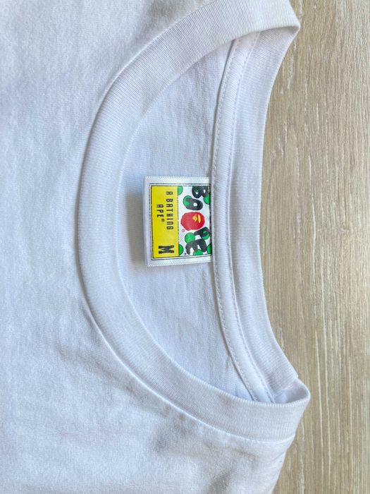 A Bathing Ape мъжка бяла тениска размер М