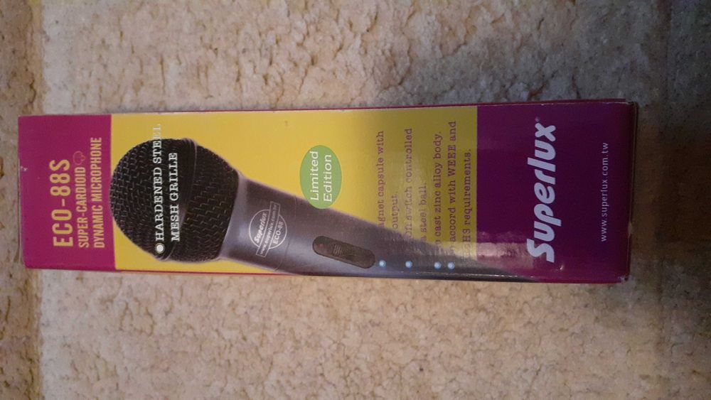 Microfon Superlux-TM58 + cablu conectare Hosa
