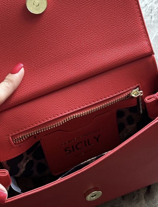 Сумка DG насыщенный красный