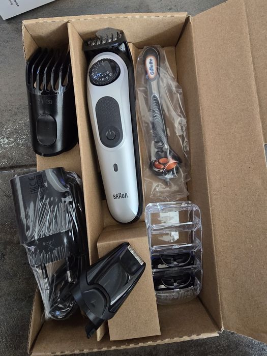 Braun BT5265 Aparat de tuns barba si par, 3 capete