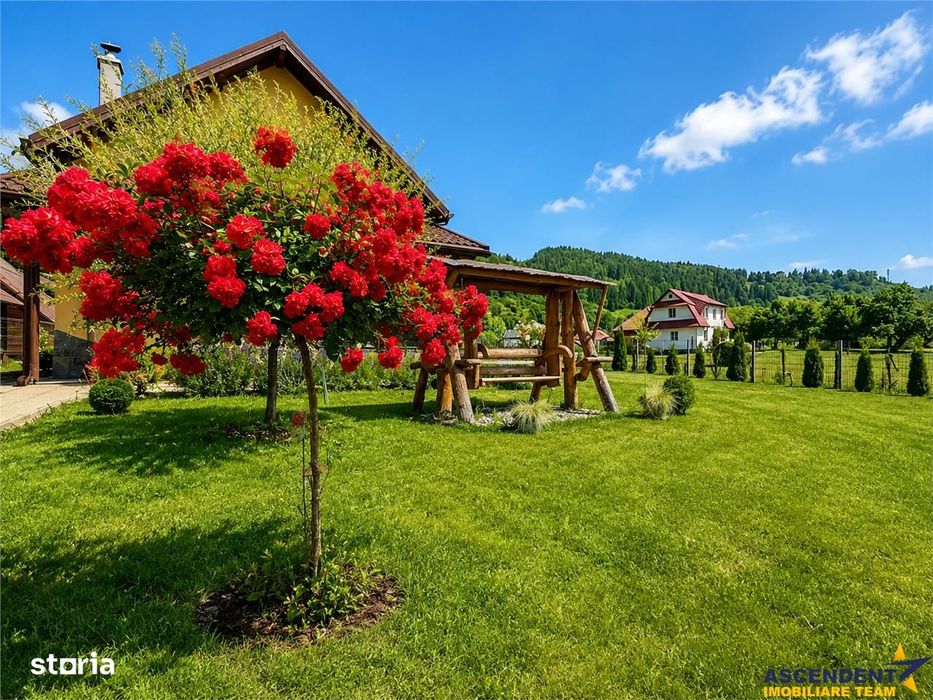 Refugiu pretios:jacuzzi, lemn masiv,2.000 mp teren,4 dormitoare, cupto