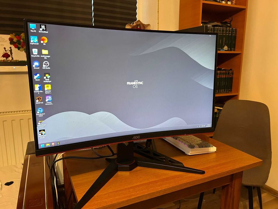 Monitor aoc 144hz curbat