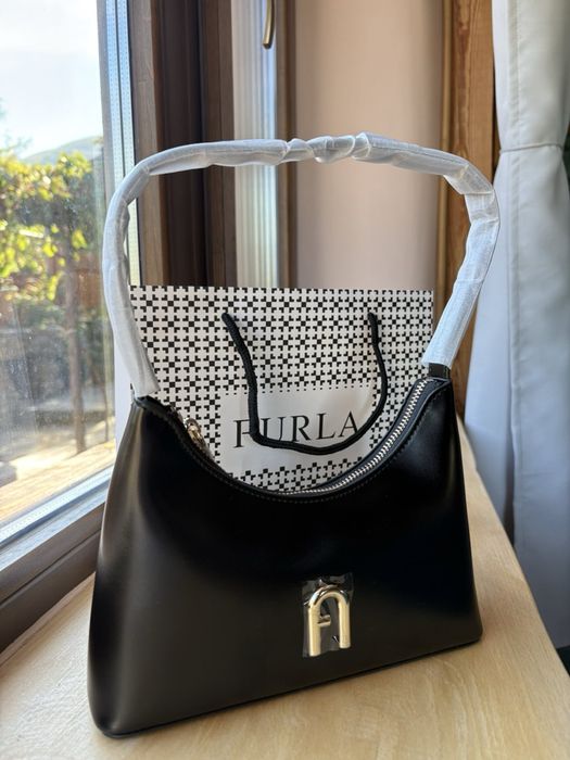 НОВА Чанта Furla, Diamante- Черна