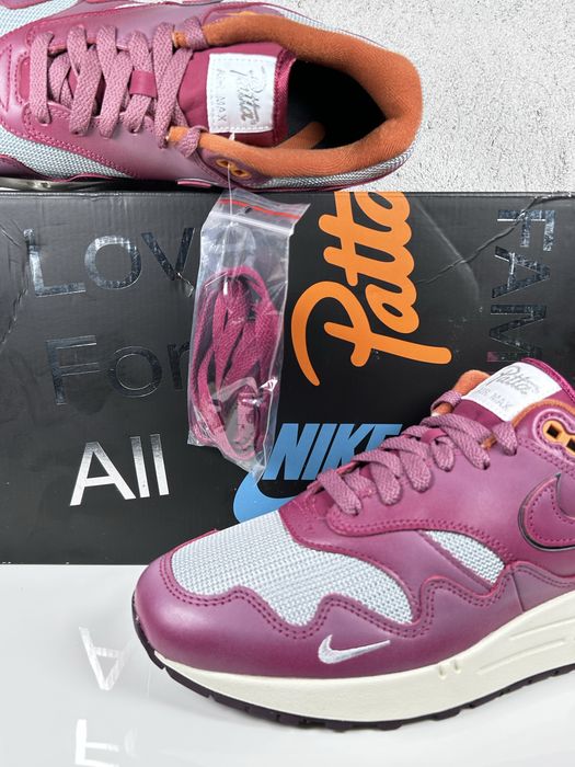 Nike Air Max 1 Patta Waves Rush Maroon