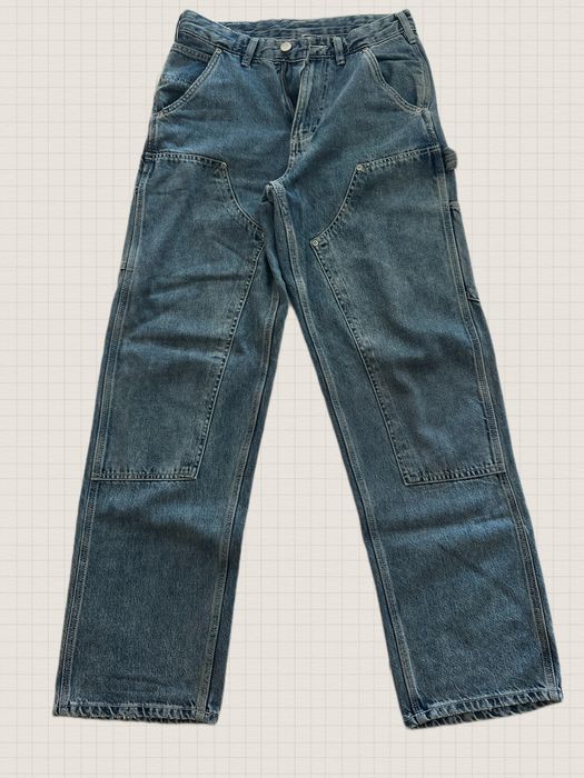Мъжки сини дърводелски дънки Zara