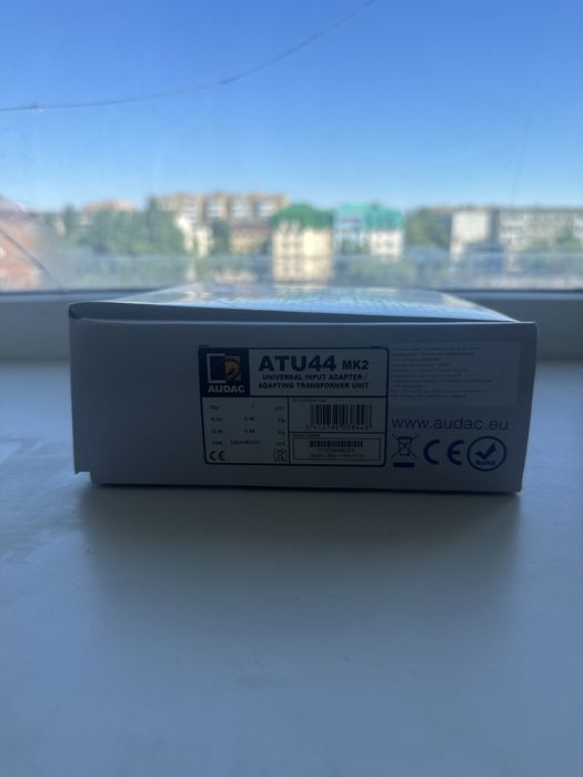 Профессиональное аудиооборудование AUDAC (COM3 и ATU44MK2)