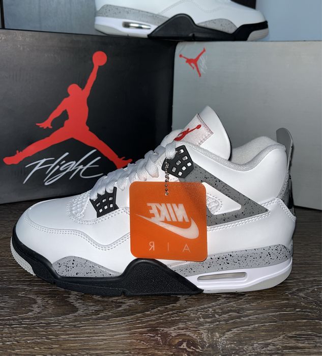 Jordan 4 Retro „white cement”