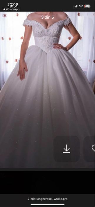 Rochie de mireasă prințesa