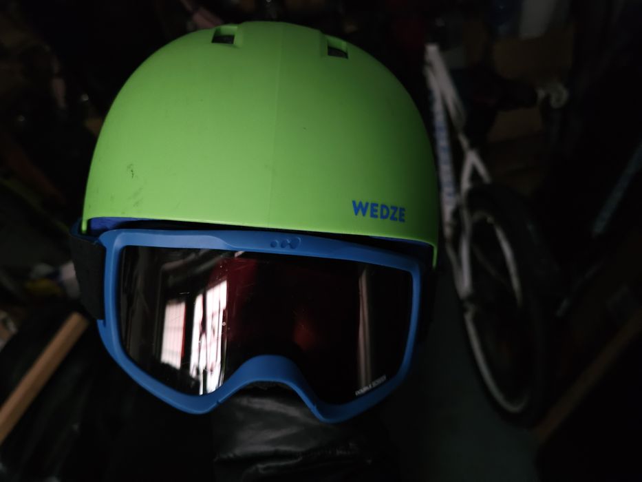 Casca de ski si ochelari de ski copii 7- 11 ani