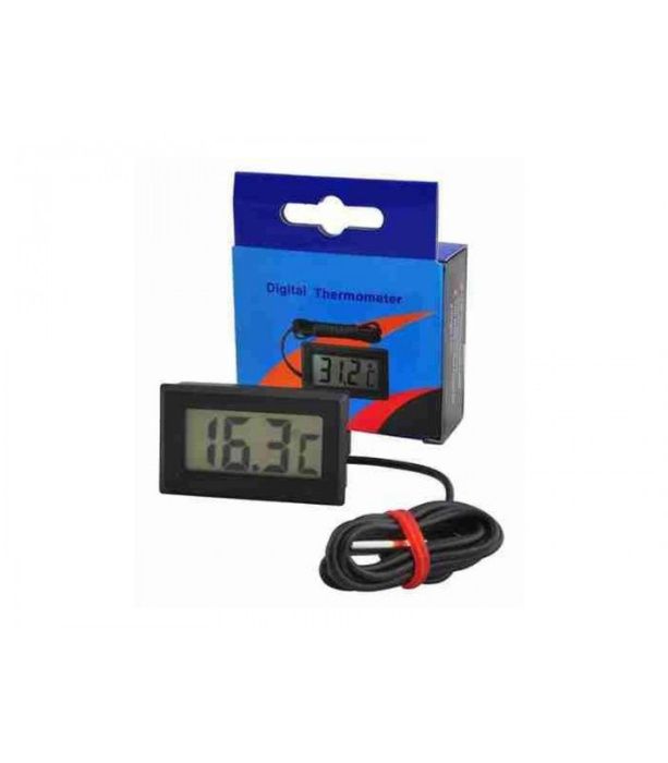 Termometru / Higrometru digital cu afisaj LCD cu sonda exterioara 1m