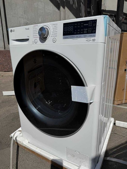 Стиральная машина LG 11 кг TW4V7EB1W AI DD TurboWash ThinQ ezDispense