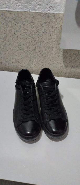 Кожени обувки черни