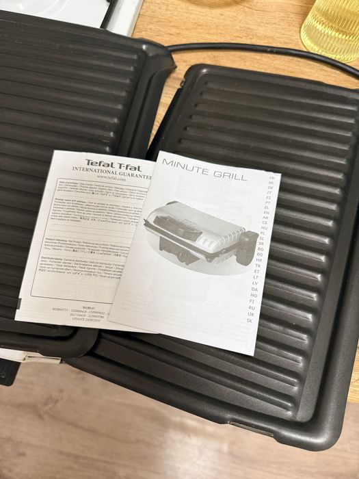 Гриль Tefal серебристый