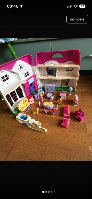 Casa de papusi cu mobilier