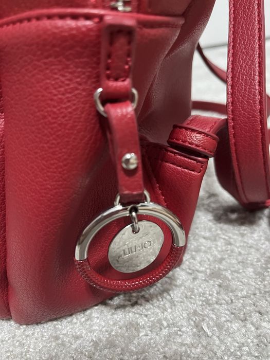 Liu Jo червена кожена раница