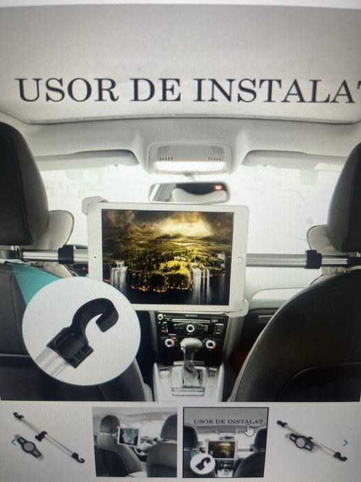 Suport auto extensibil tableta-aluminiu