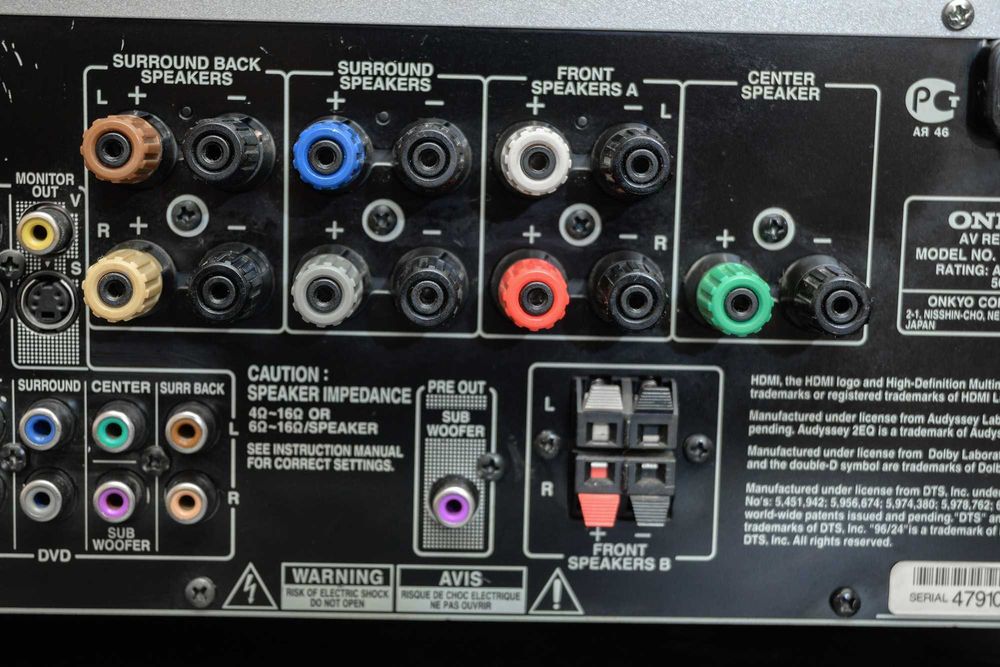 AV Receiver Onkyo TX-SR505E