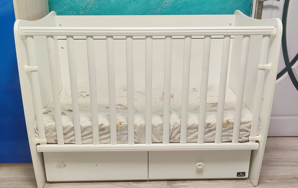 Бебешка кошара Lorelli 120/60см, бяла