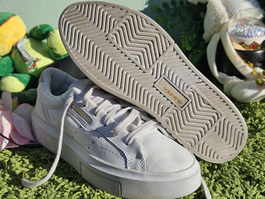 Adidas Sleek кецове от кожа N39,5