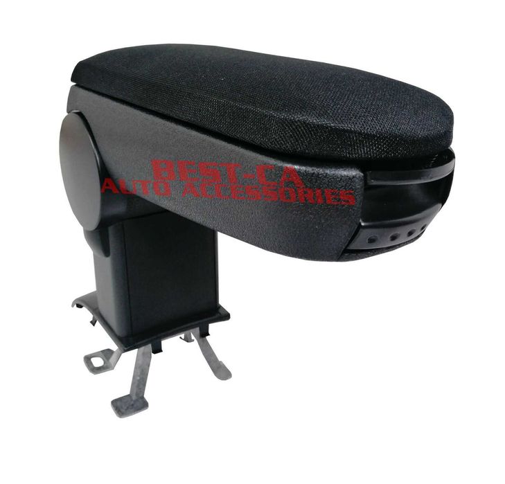 Текстилен черен подлакътник за ФВ Поло 5 6Р / VW Polo Mk5 6R 2009-2017
