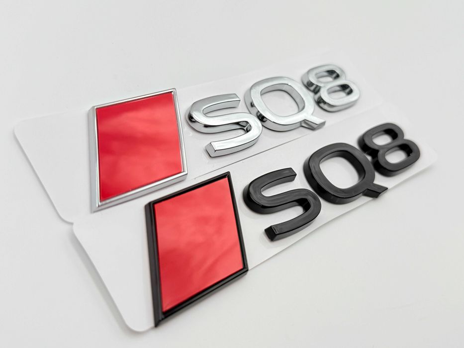 Emblema AUDI SQ8 spate negru NOU