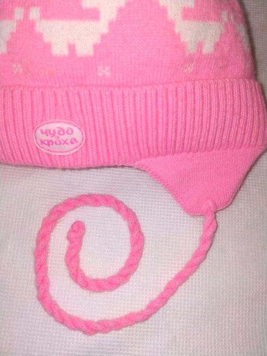 Продам шапочку, новая, 0-3мес.