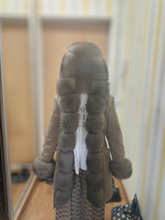 Парки норковая размер L