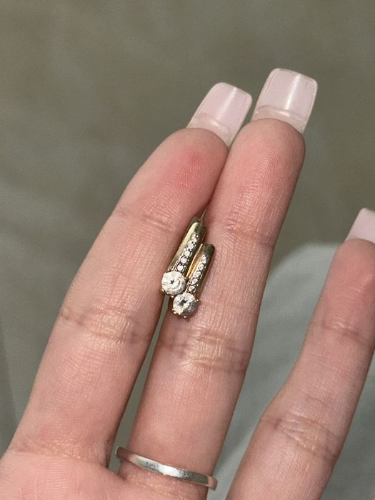 Золотые серьги 585 пробы