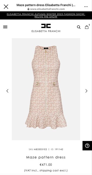 Rochie Elisabetta Franchi