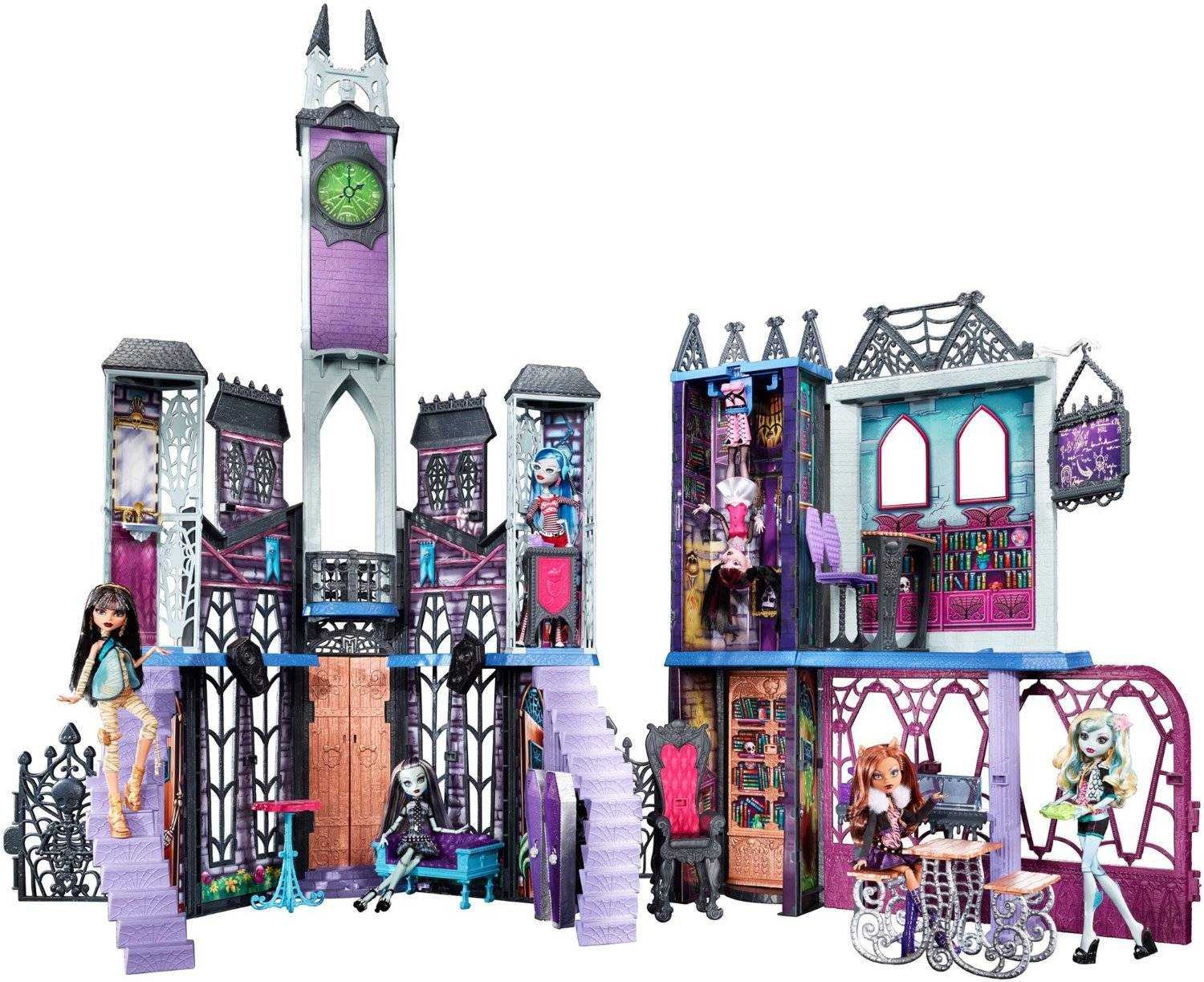 Школа дом Monster High,Монстр Хай большая+часть еще одной школы №И1211: 20  000 тг. - Игрушки Караганда на Olx