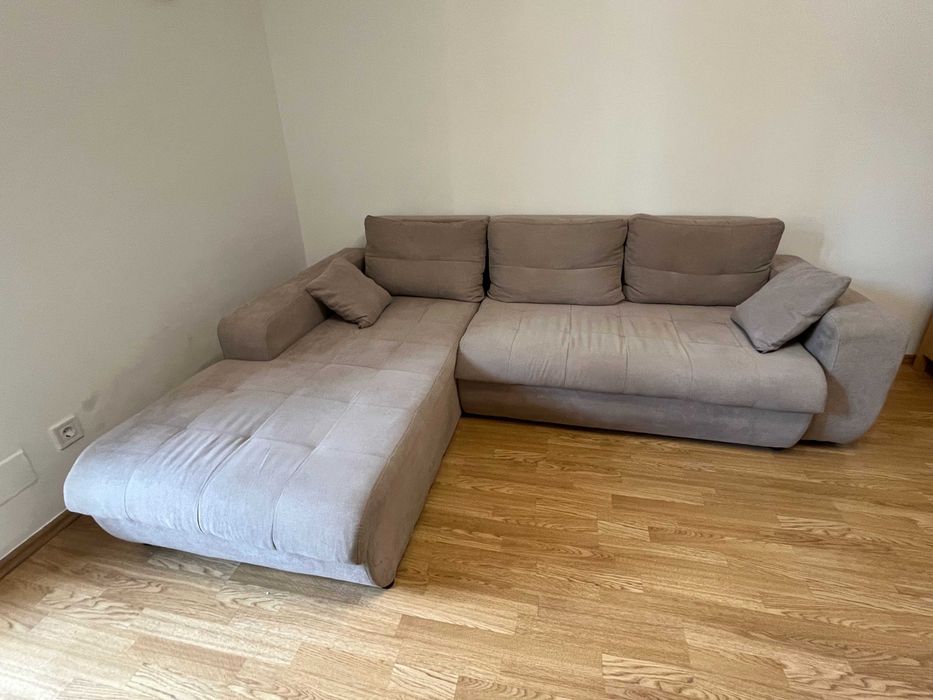 Canapea extensibila Mobexpert cu lada pentru depozitare, L.244 x l.190 x h.80