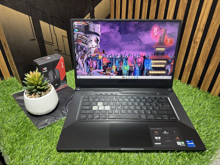 Игровой Ноутбук Asus TUF Dash F15 Core i7-11370|RTX3050Ti|Ram16|SSD512