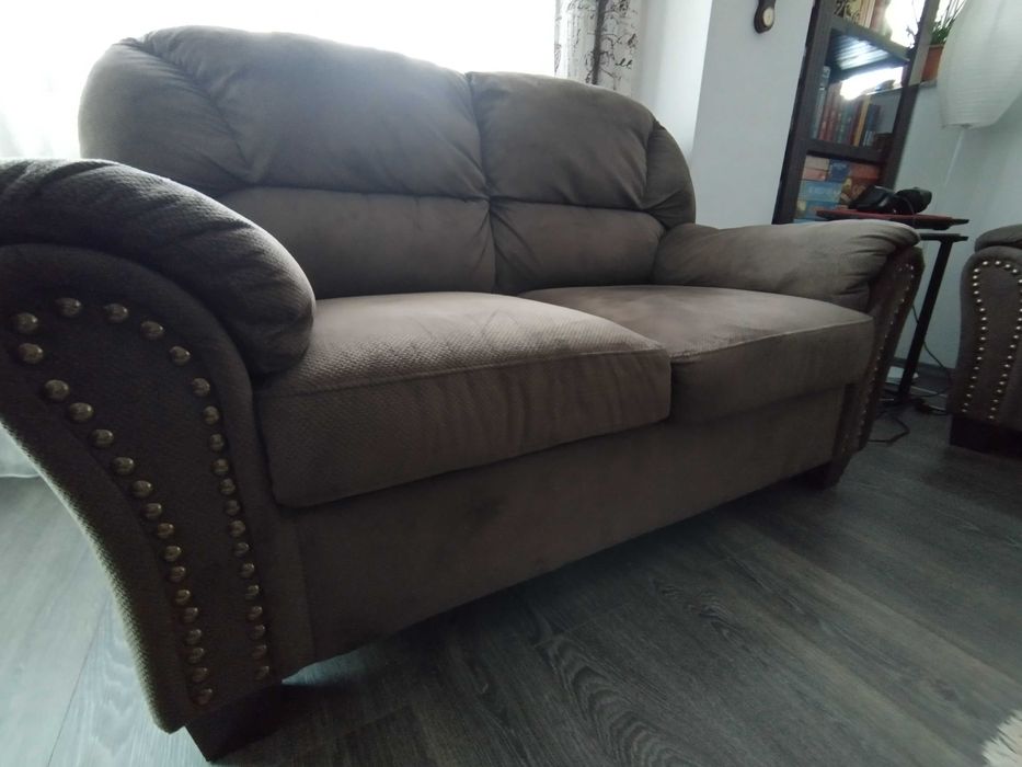 Canapele stofa maro
