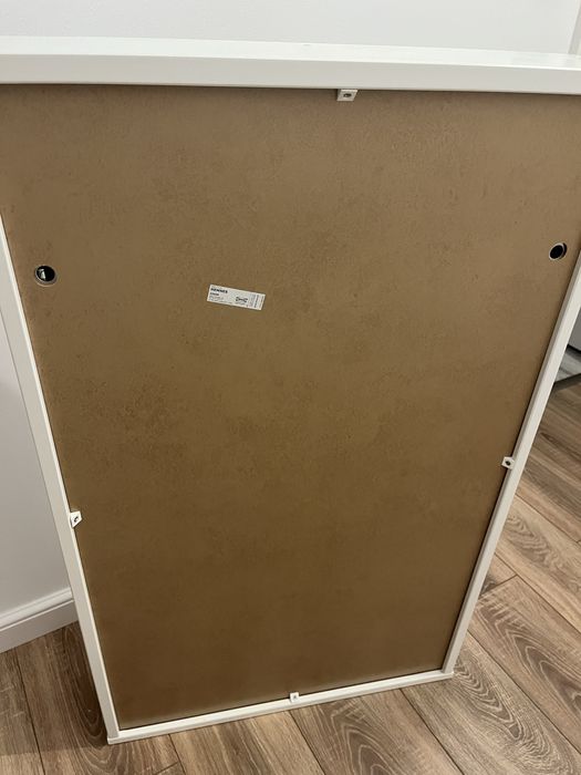 Dulap baie cu oglinda, alb, 63x16x 98 - IKEA
