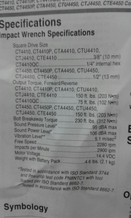 Разпродажба!!!Гайковерт на 3/8"и винтоверт Snap-on CTU4410