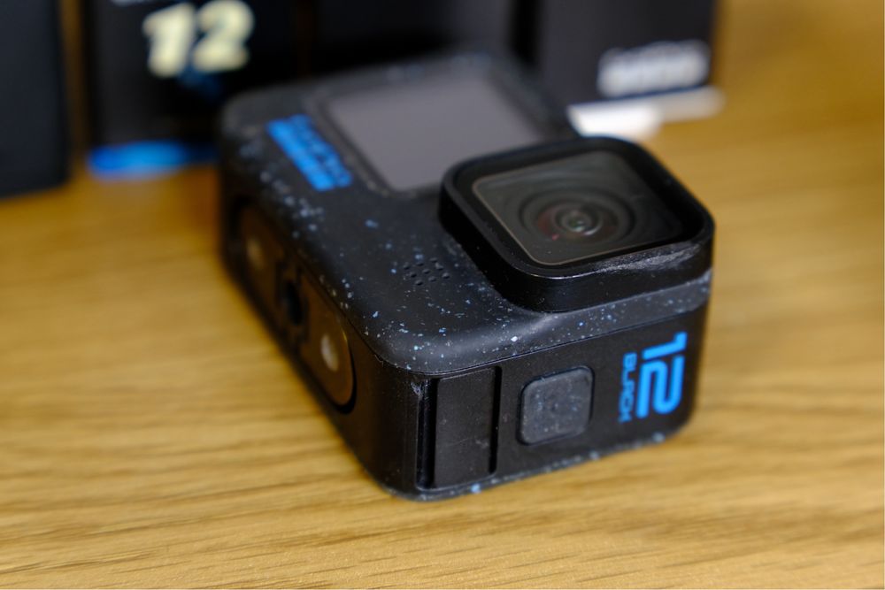 GoPro 12 Black + Max Lens Mod 2.0 + 3 baterii